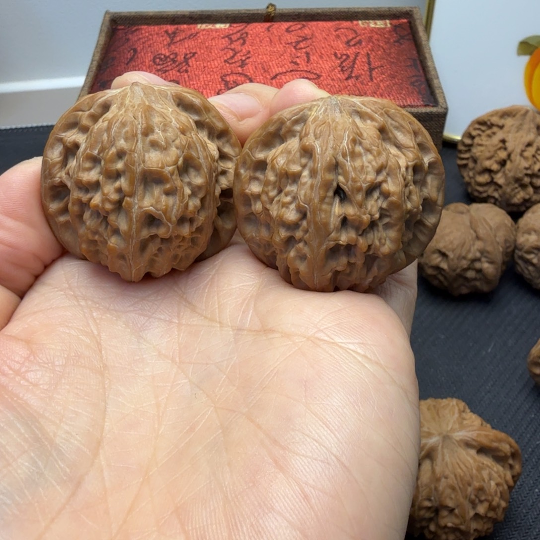 把件文玩核桃38磨盘