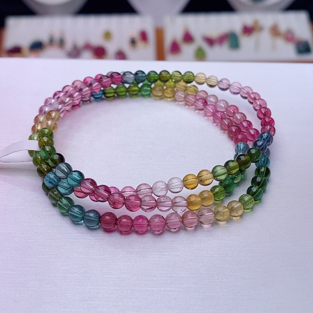 碧玺手链未镶嵌碧玺手链