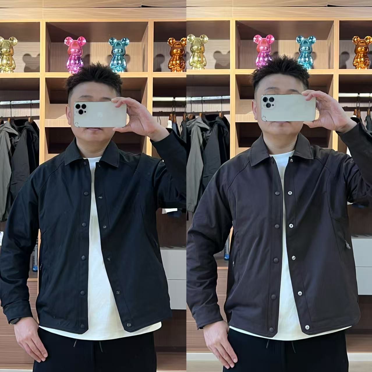 【XQ】秋季新款1232男士休闲净版夹克