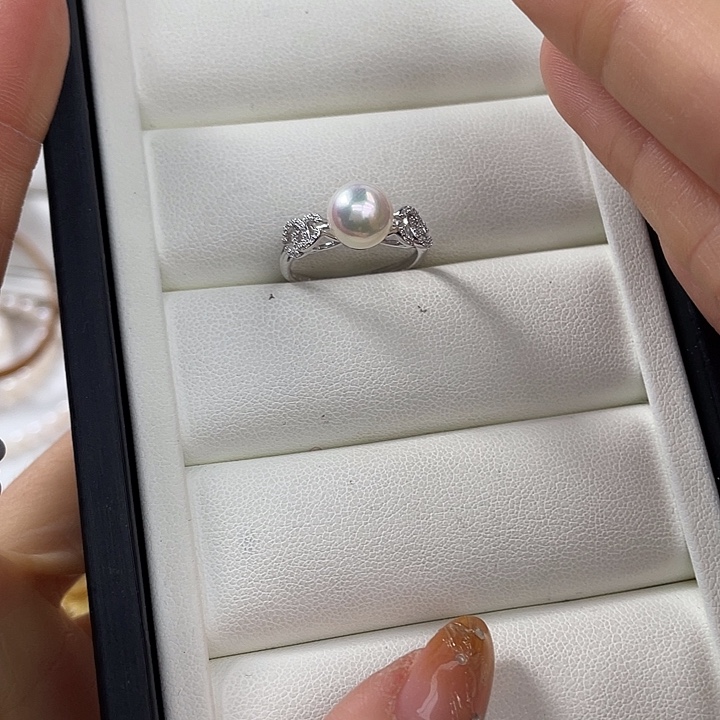 海水珍珠颈饰银S925镶嵌