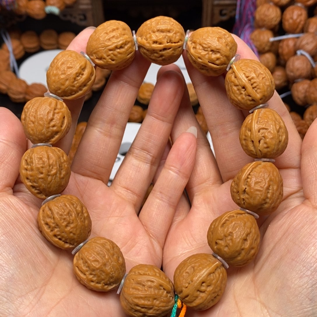 桃核手串小黄金蛙