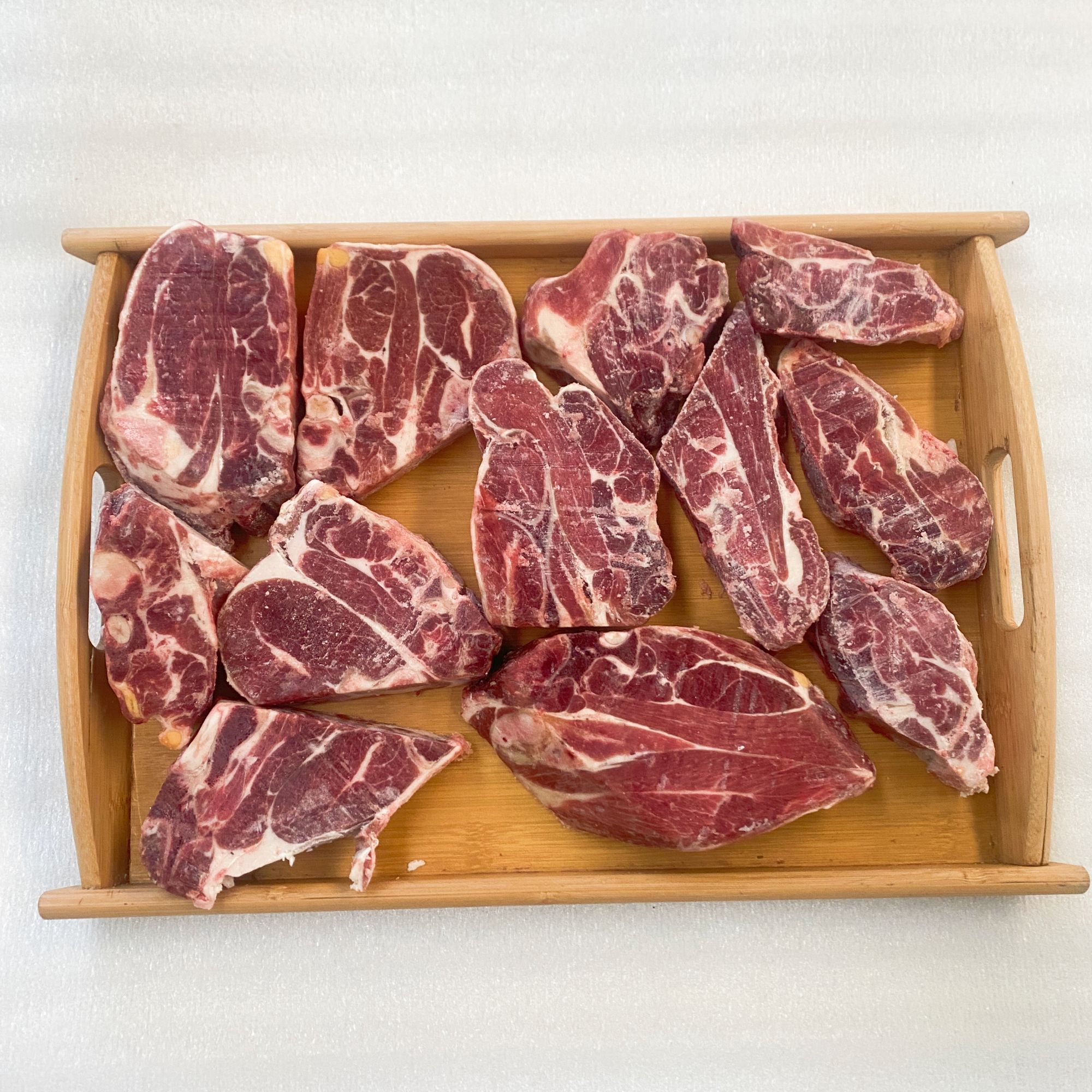 【清真】澳洲进口 满肉带骨绵羊羊脖5斤 骨小肉多