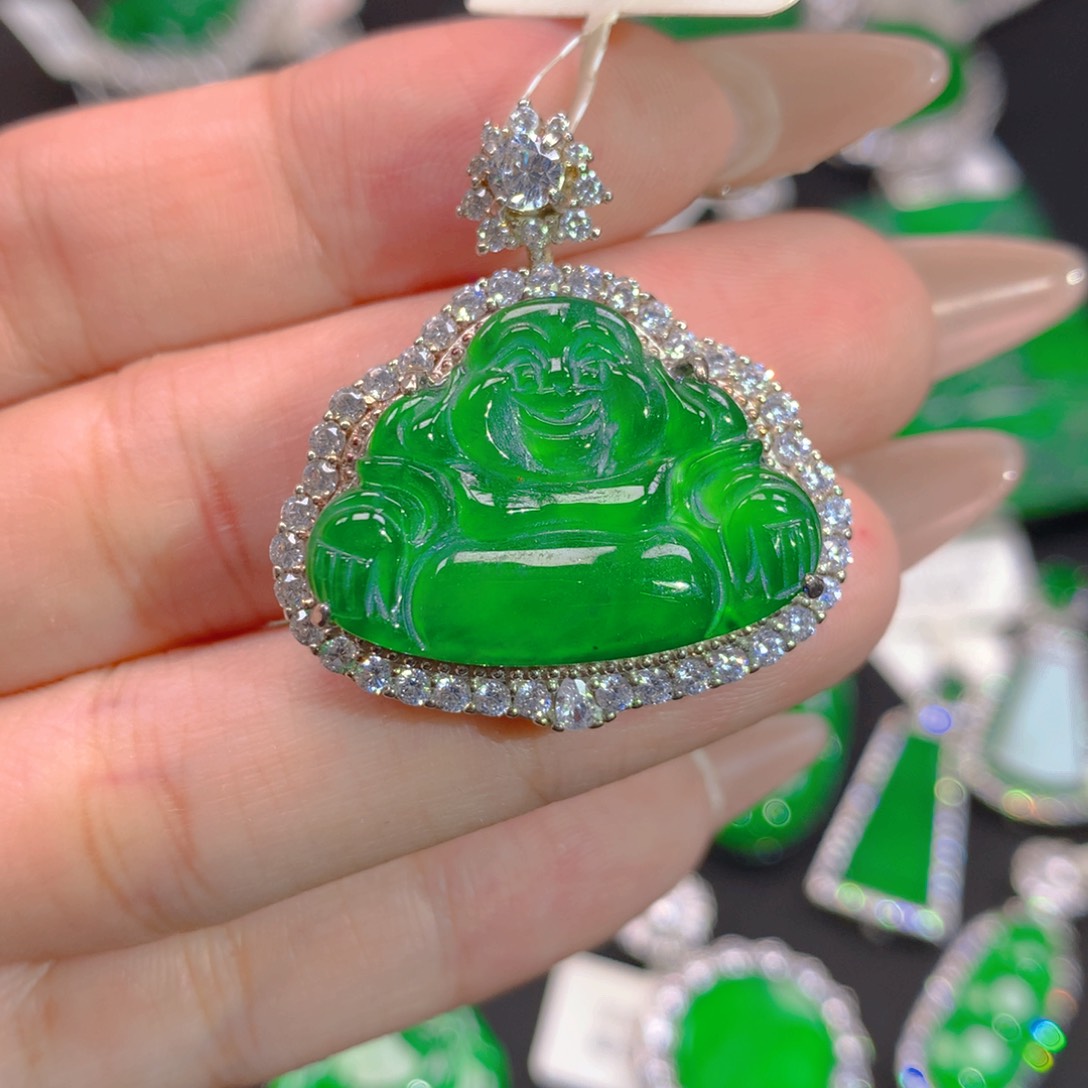 翡翠银S925镶嵌颈饰1111111111