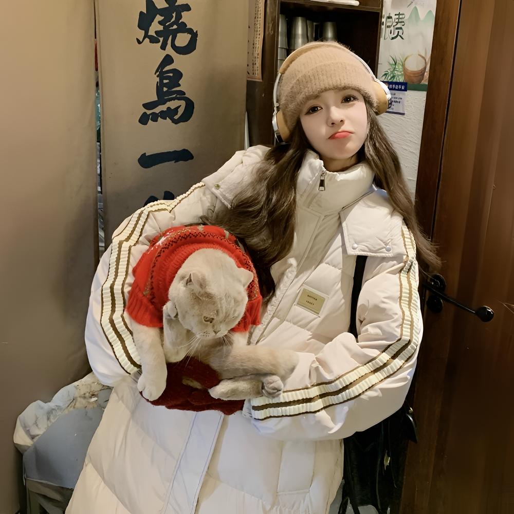 E1 女装羽绒服25年新款中长款外套（非直播勿拍不发货）
