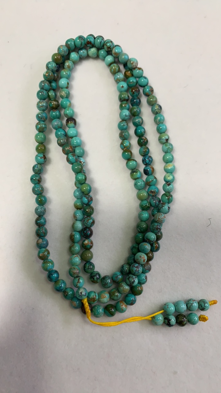 天然原矿绿松石多圈