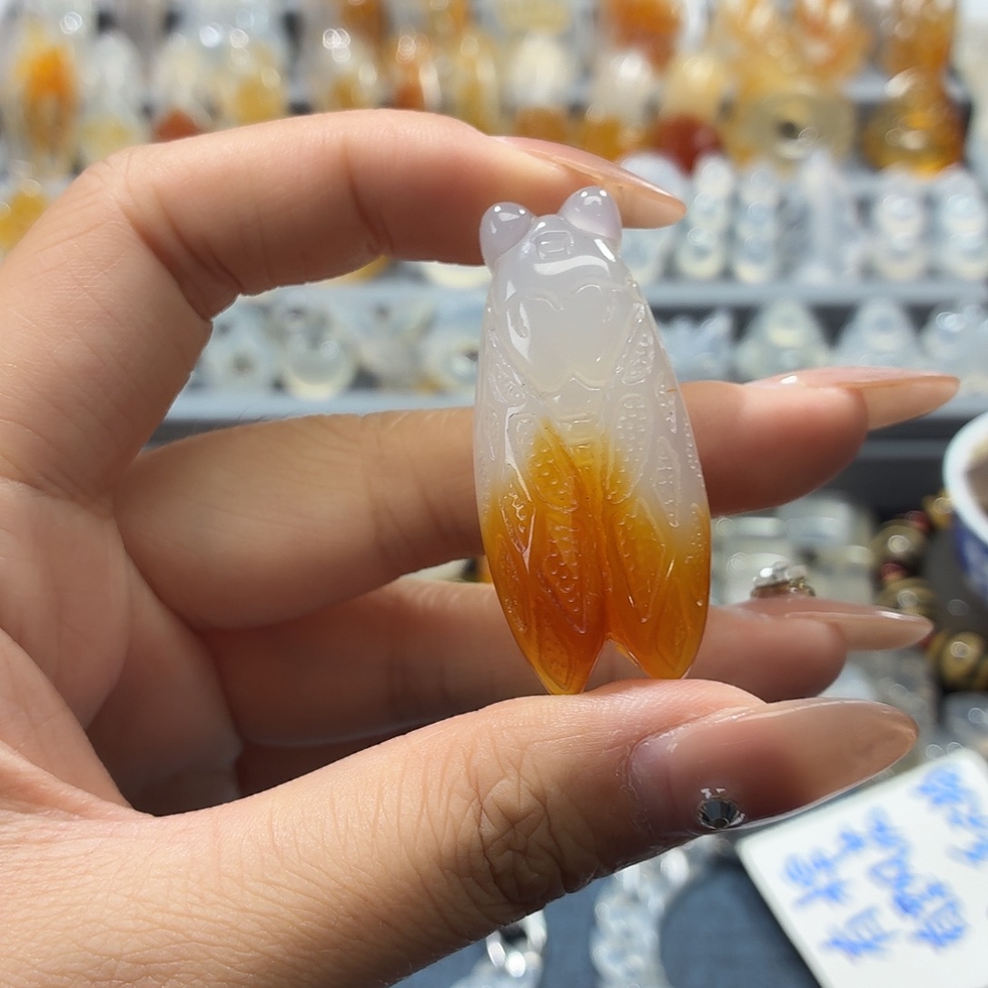 玛瑙/玉髓未镶嵌吊坠(不含链)