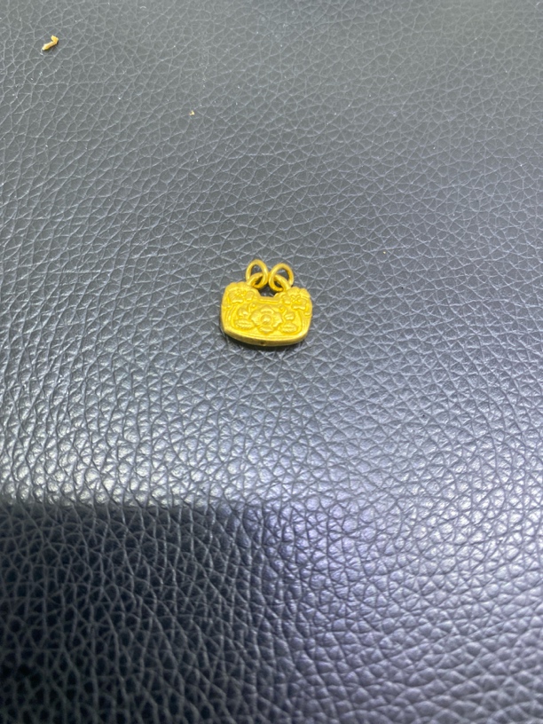 【薇心选珠宝】足金饰品足金吊坠