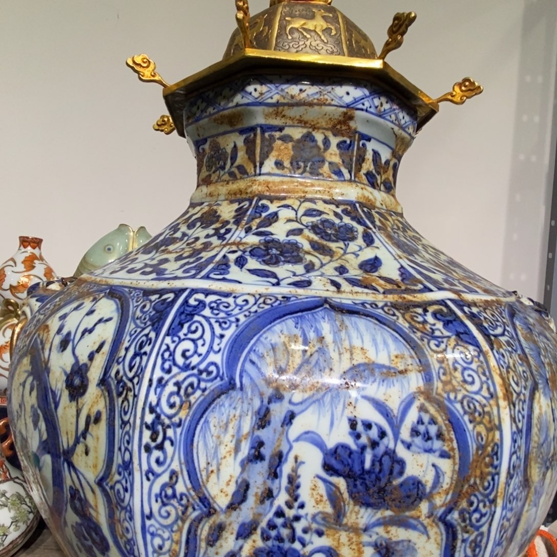 箫***情瓷片摆件55555555555