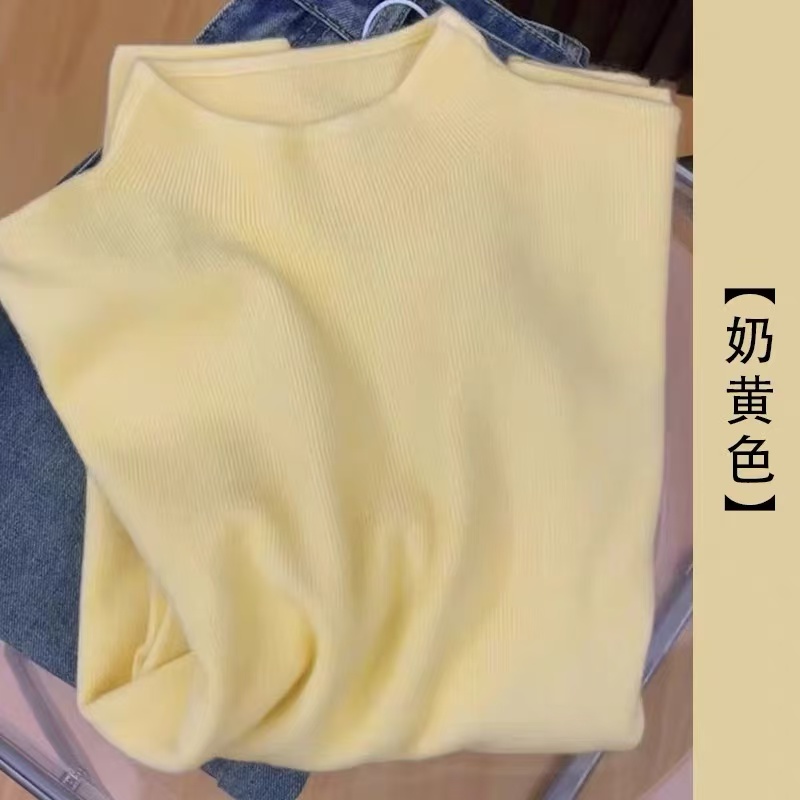 2714毛针织衫保暖针织ins辣感慵懒针织衫女装半高领薄款