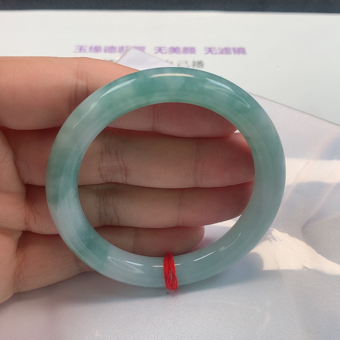 翡翠手镯（圆镯）未镶嵌316号
