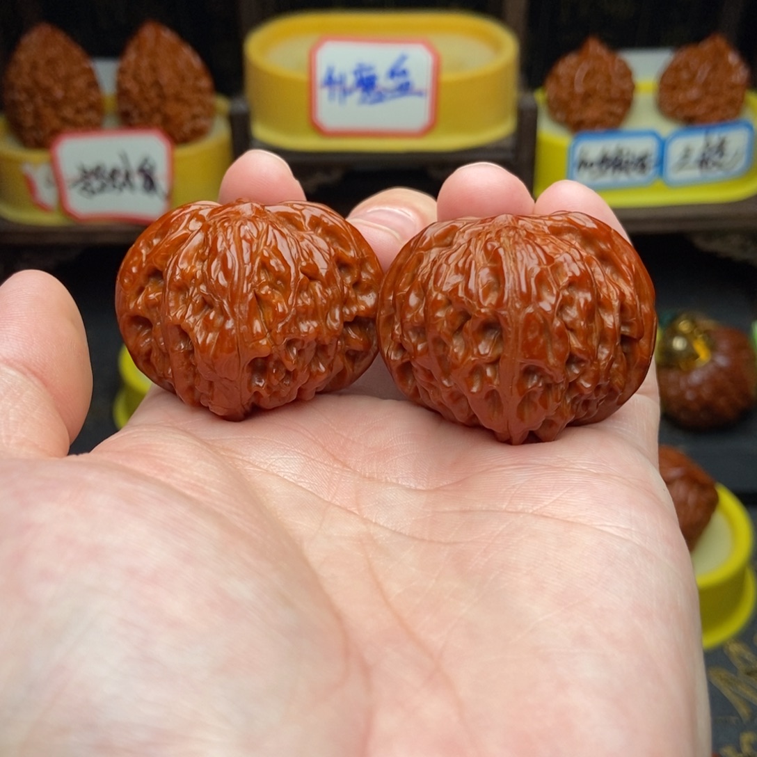 文玩核桃吊坠41磨盘