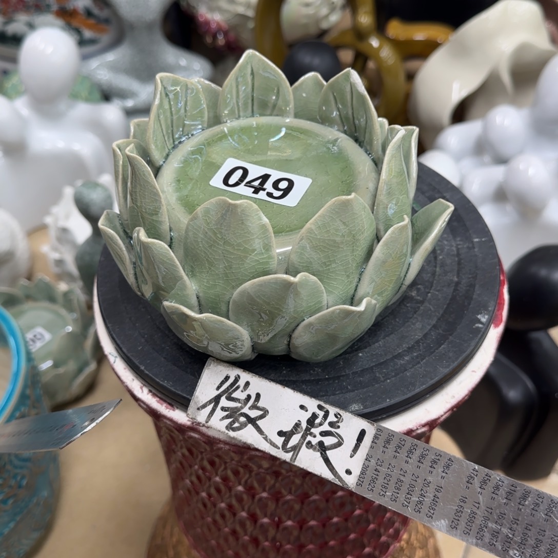 瓷片陶瓷工艺花瓶摆件