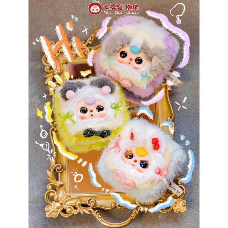 【饼饼拆盒】娃三岁毛绒首饰盒-饼饼潮玩摆件盲盒
