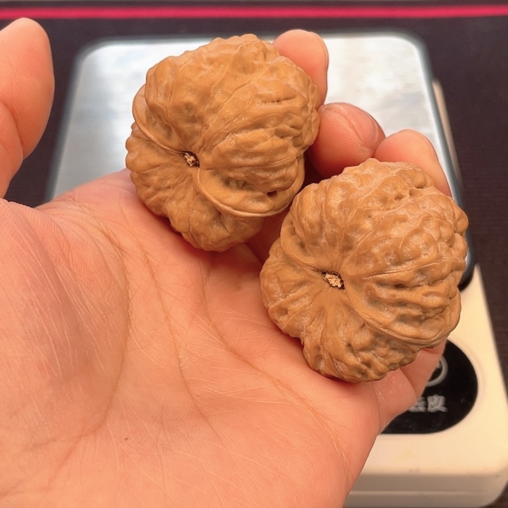 吊坠文玩核桃36尺蛙蛙