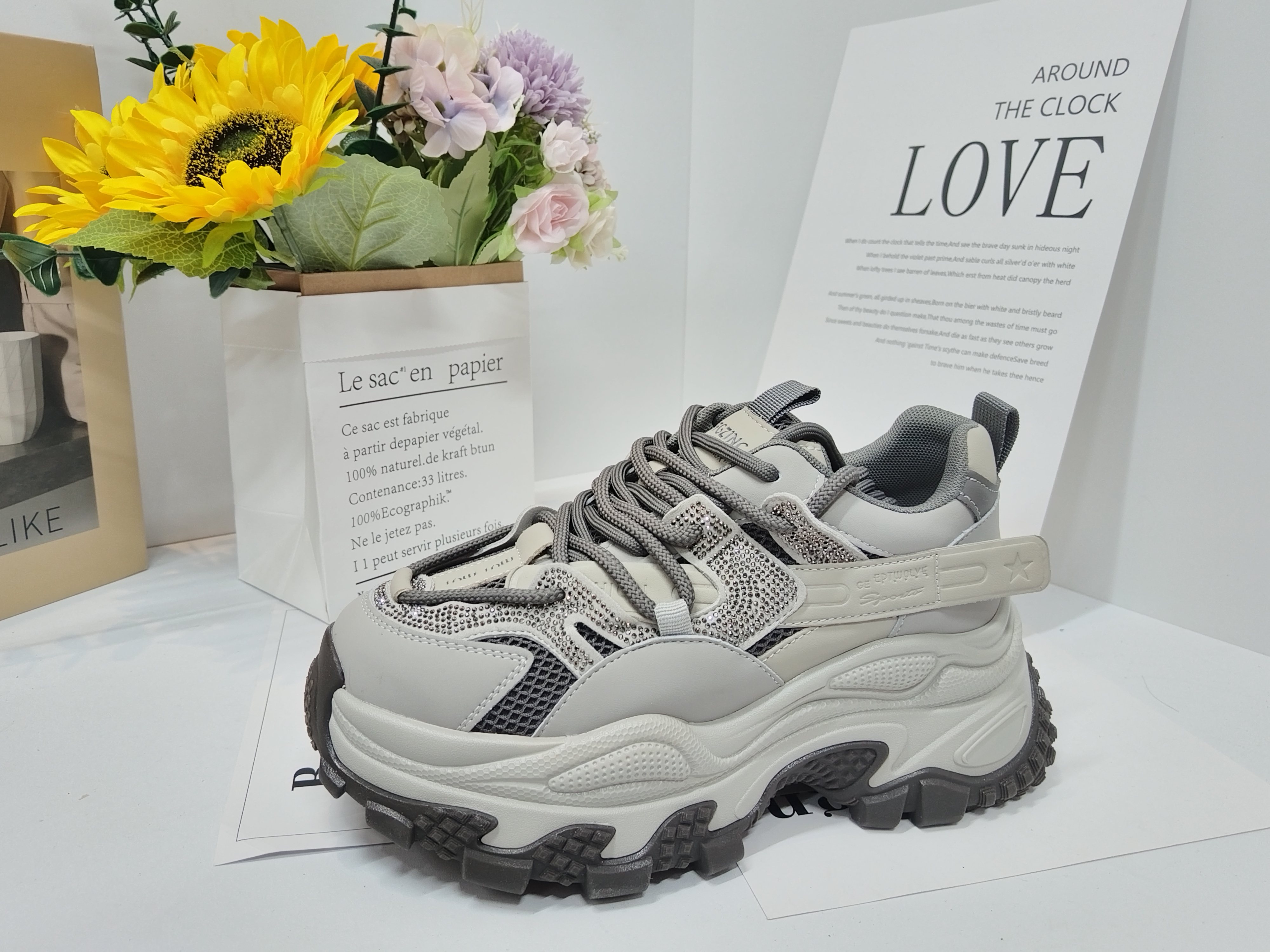 时尚潮流新款老爹鞋818-2