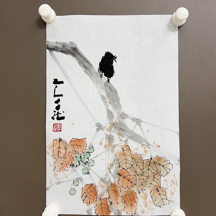 国画郭千龙 手绘原创