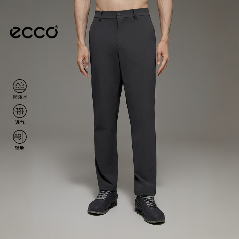 ECCO爱步【男款高尔夫裤】防泼水梭织透气户外休闲运动ES253P026M