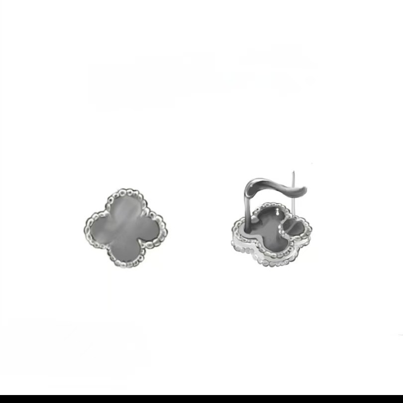 合金耳饰 高端四叶幸运草耳环耳饰轻奢高级百搭送情侣闺蜜礼物