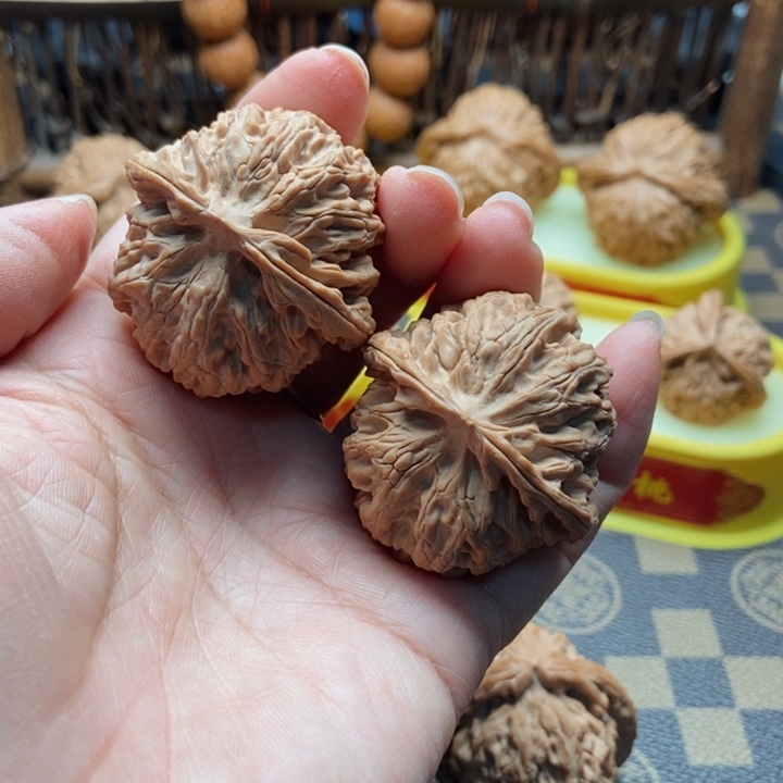 文玩核桃把件40苹果园