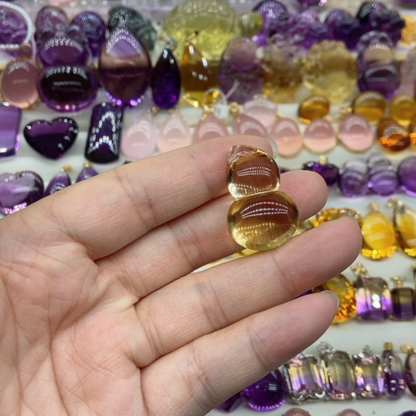 【闪购商品】水晶水晶吊坠未镶嵌