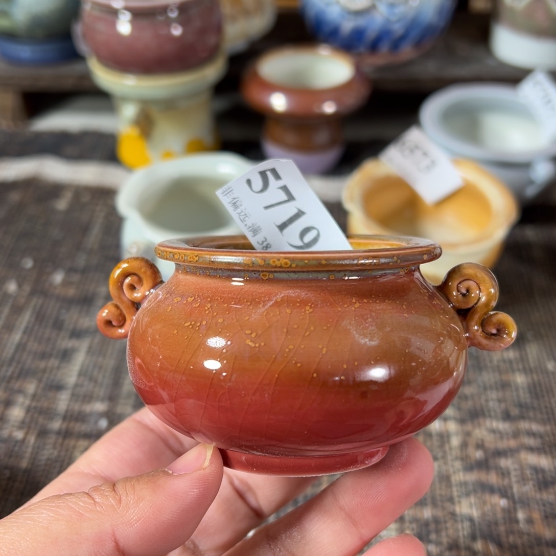 红陶景德镇手工花盆