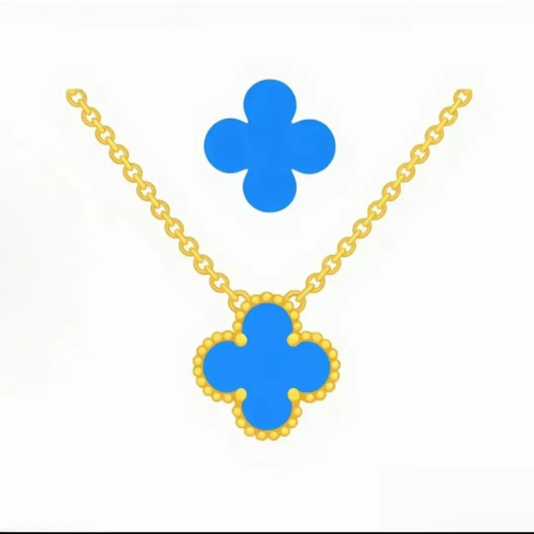 合金项链 【V金】四叶草单花项链