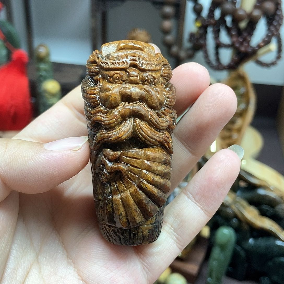 岫岩河磨玉（透闪石质玉）未镶嵌把件w****n