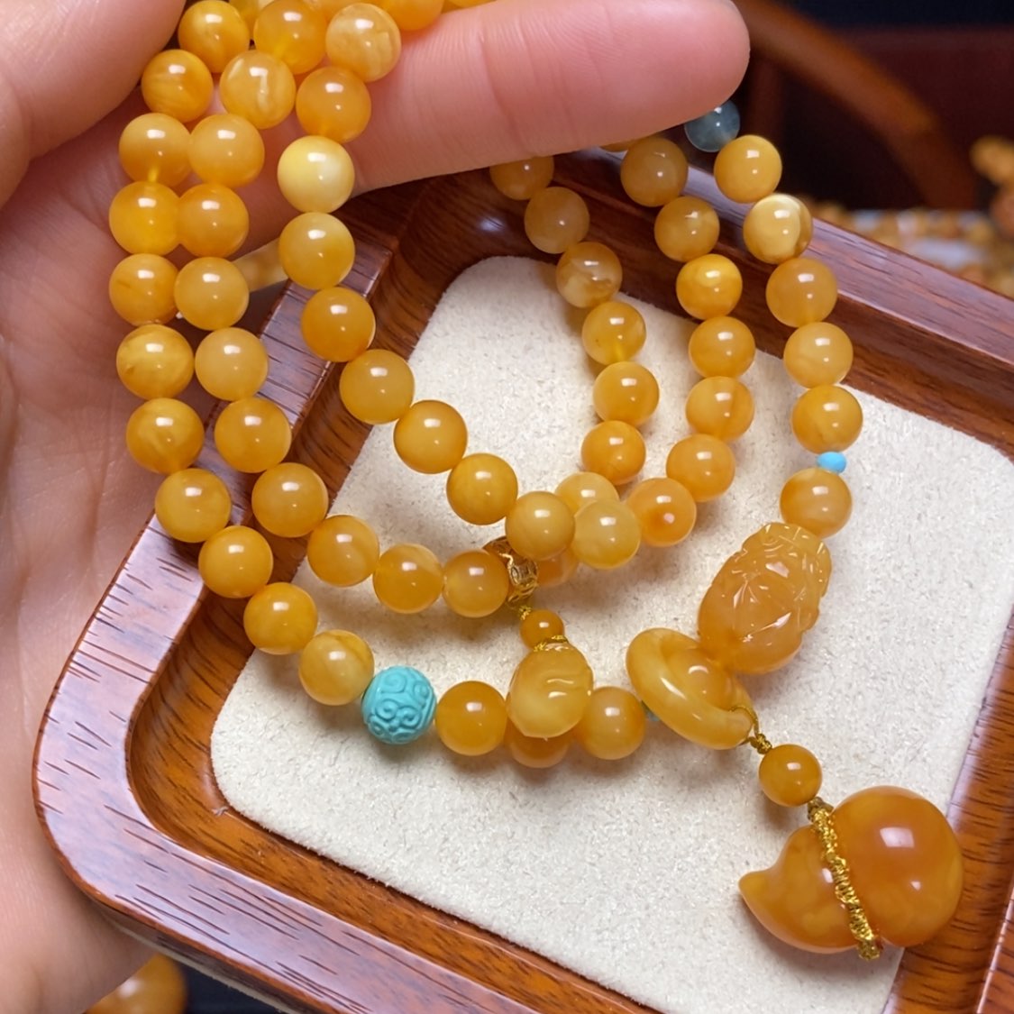 【闪购商品】蜜蜡手链未镶嵌手串