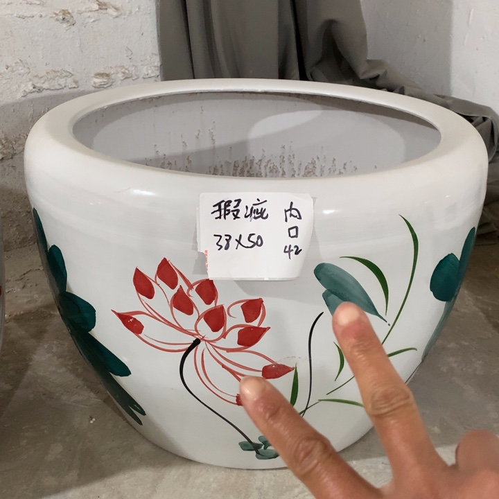【闪购商品】红陶高温陶瓷花盆默认瑕疵