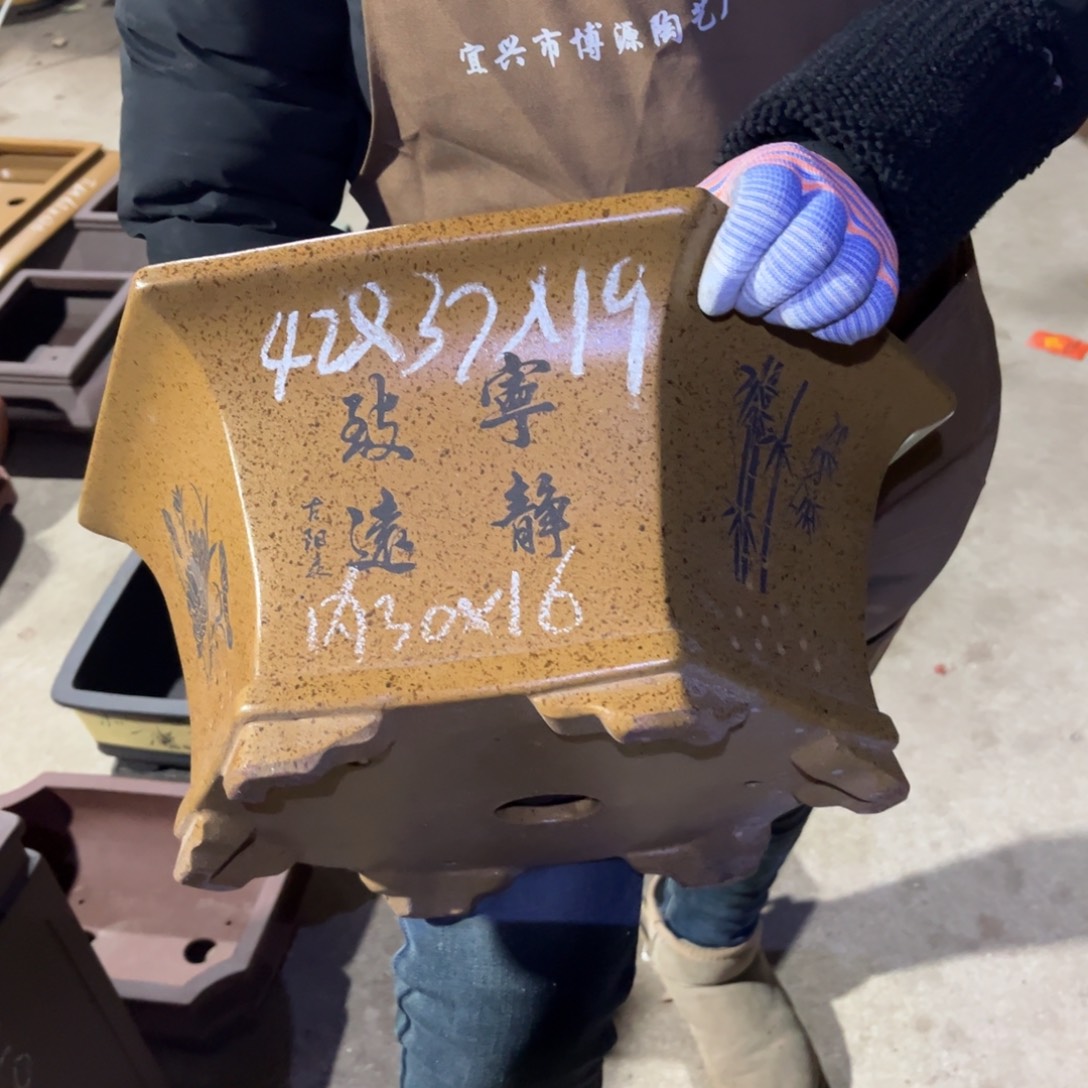紫砂花盆盆景艺术