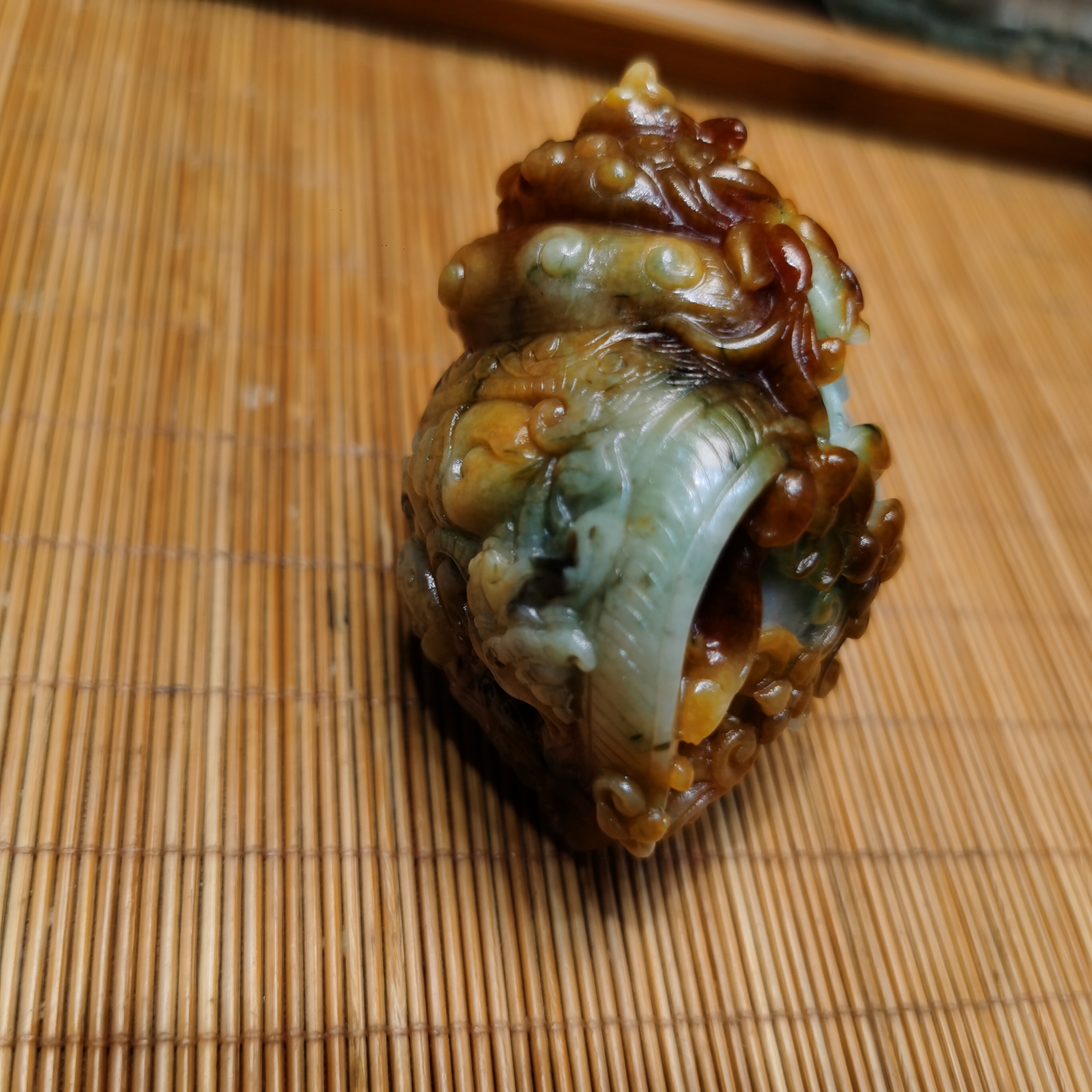 腾冲老料翡翠，多彩法罗