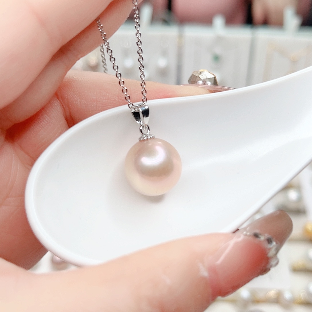 合金淡水珍珠吊坠(赠链)