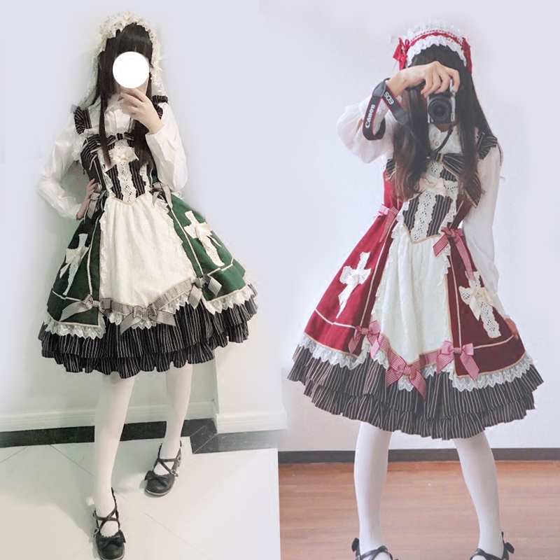 Lolita吊带连衣裙甜美风格适合冬季日常穿搭