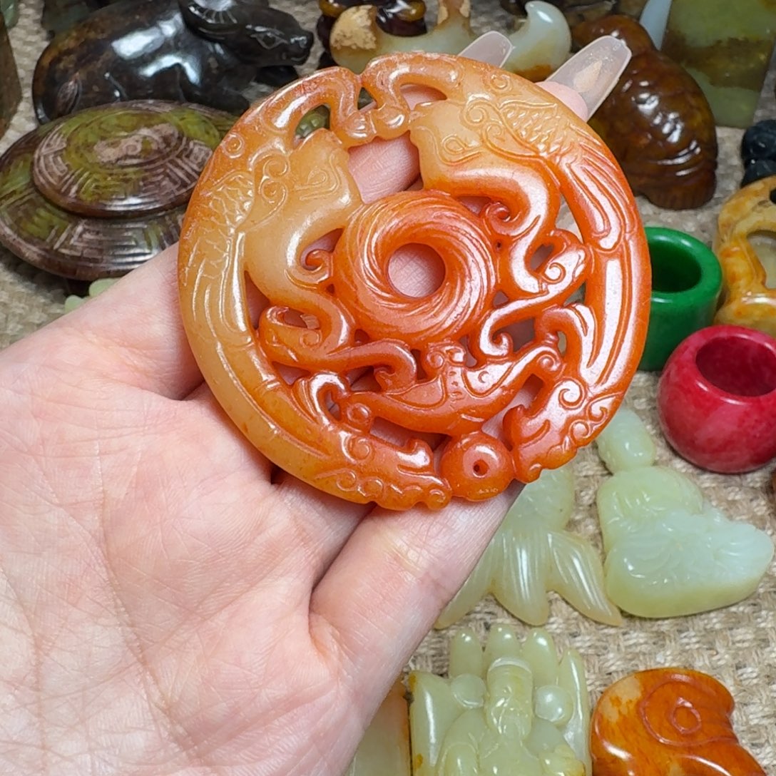 白玉菩提吊坠挂件