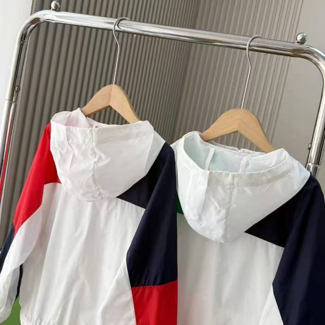 儿童   拼色防晒衣