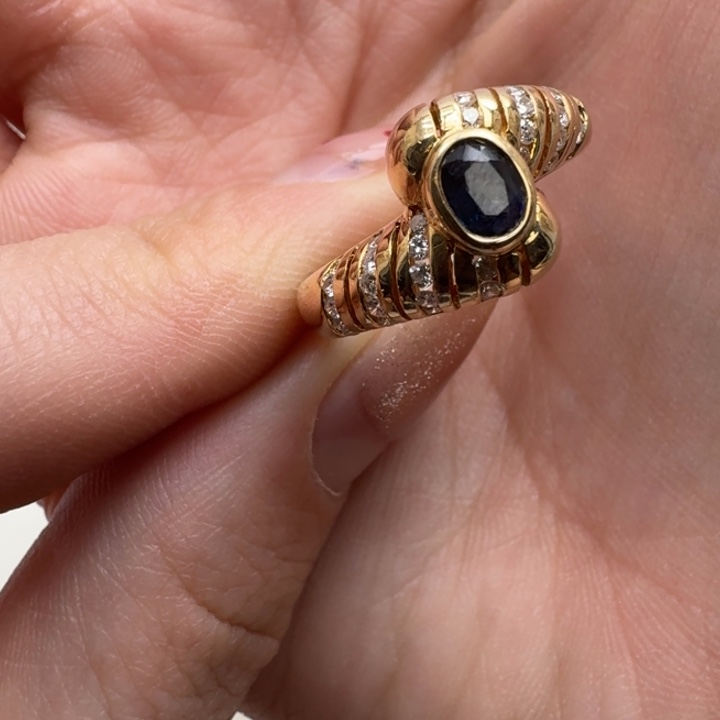 蓝宝石戒指未镶嵌