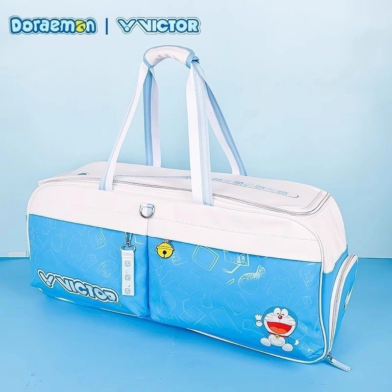 VICTOR/威克多羽毛球包哆啦A梦联名运动包双肩包矩形包BR5035DRM
