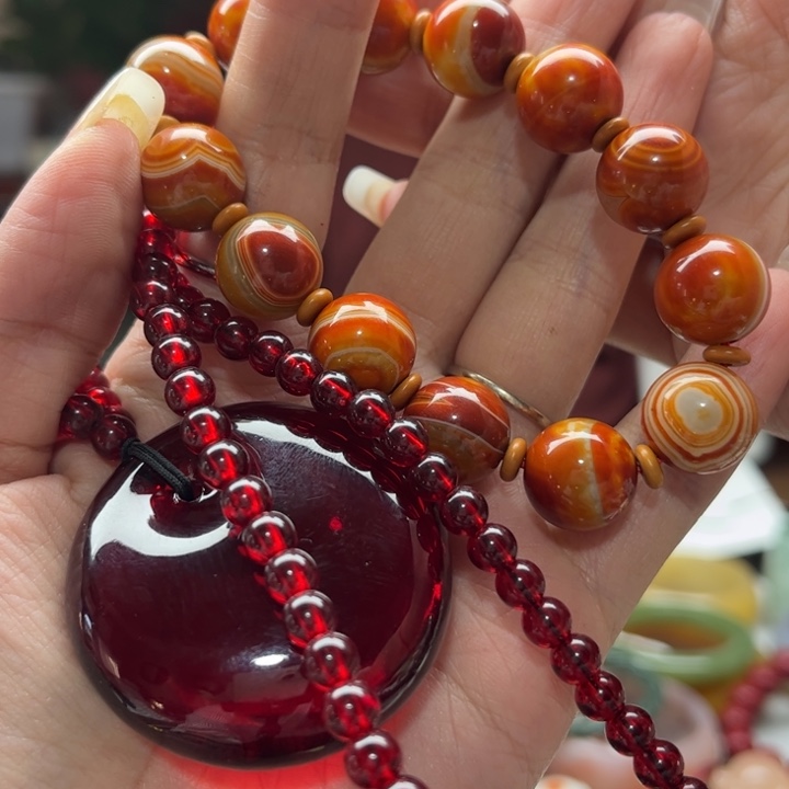 玛瑙/玉髓手链未镶嵌