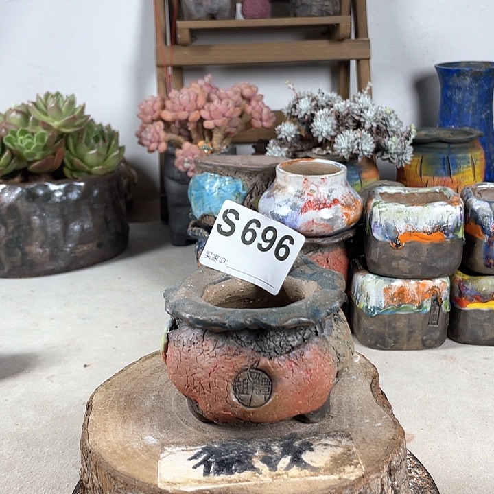 紫砂花盆开播福利 陶瓷花盆