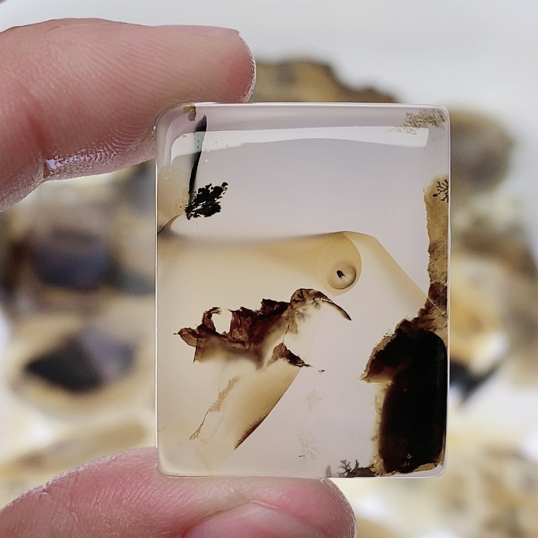 玛瑙/玉髓珠宝半成品未镶嵌