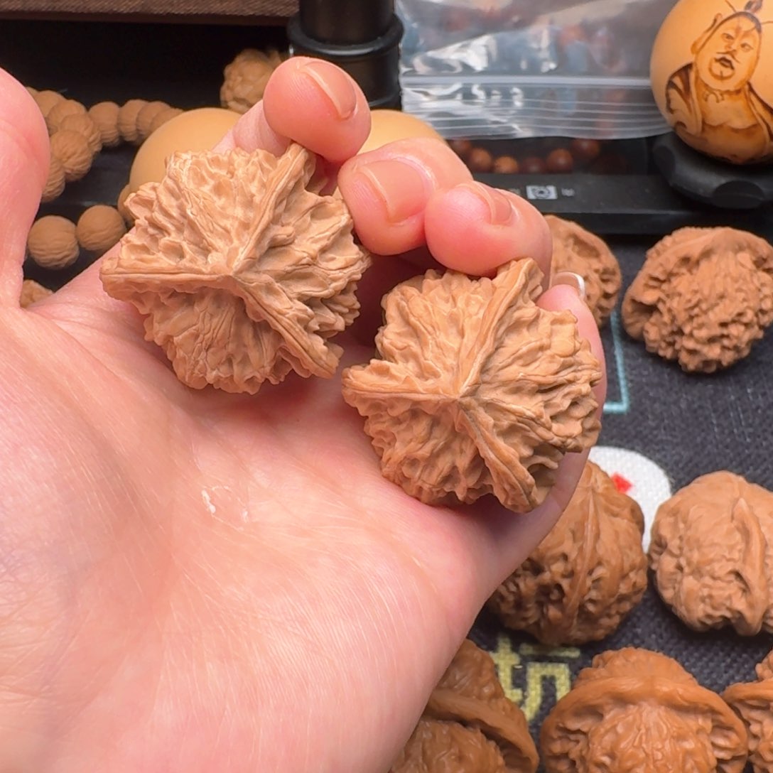 文玩核桃吊坠37全品盘山三棱