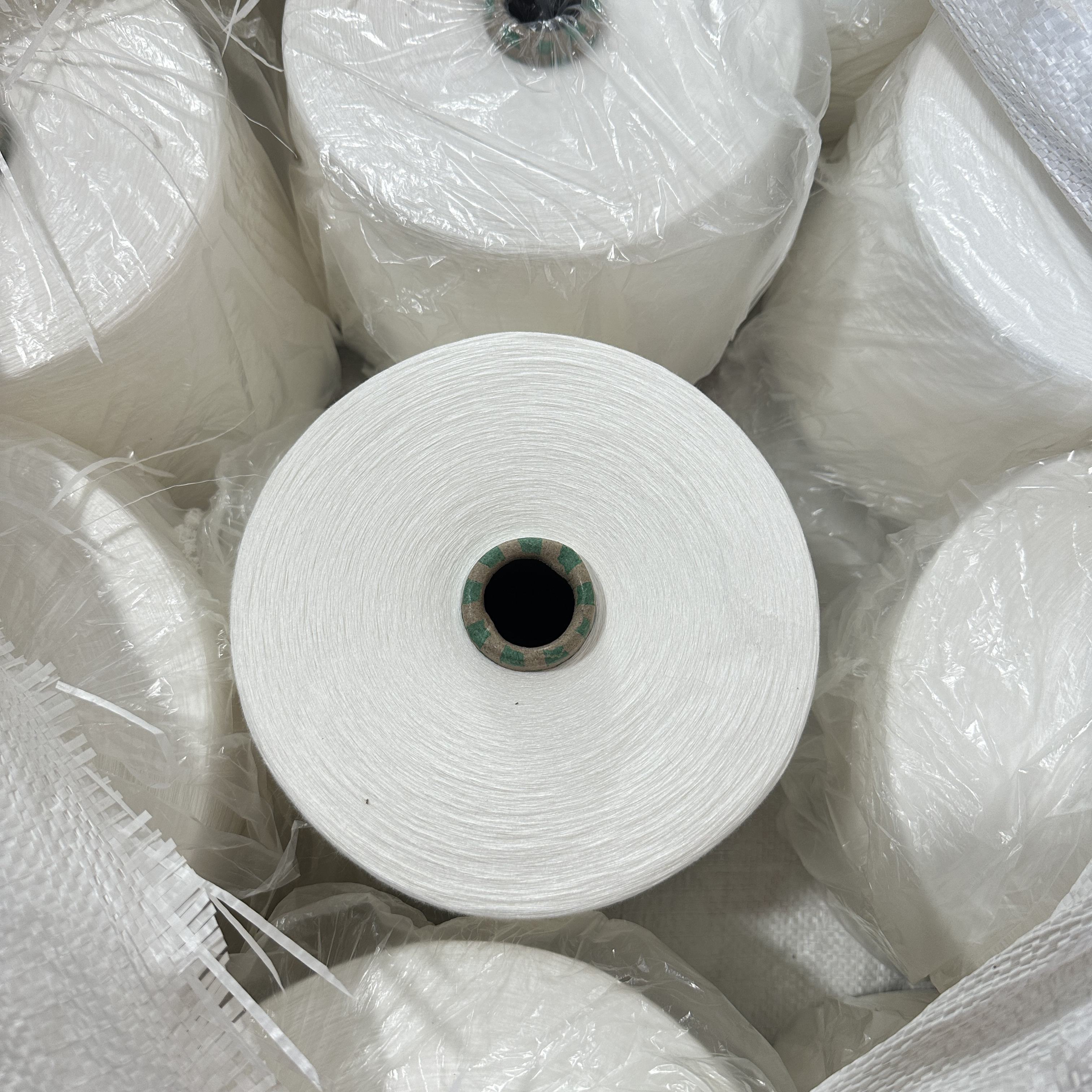 美中1号天莫 超弹弹弹21支105D弹力好牢度强手工袜子线4斤整桶