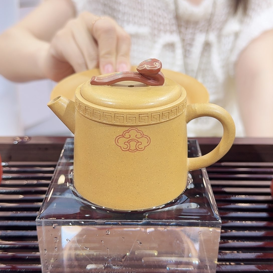 紫砂茶盘段泥大口