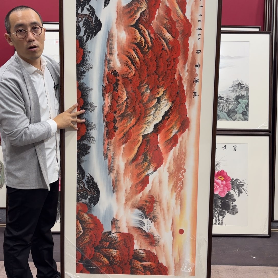 国画手绘作品210/80