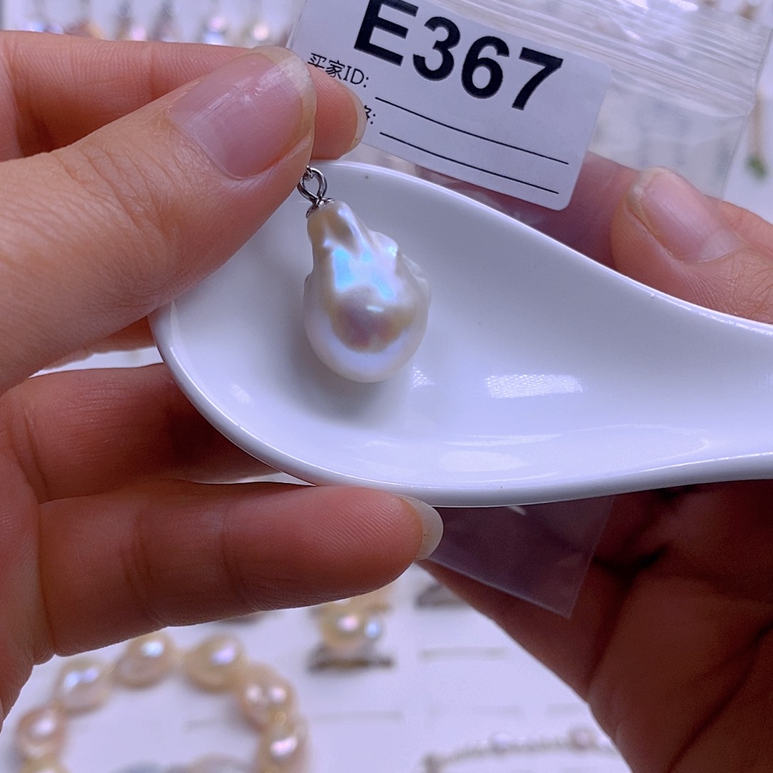 淡水珍珠颈饰银S925镶嵌