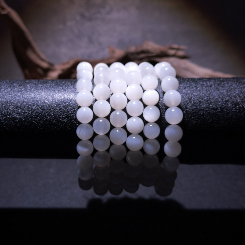 【黑胖珠宝】 H0547 白月光手串 多样性发其一