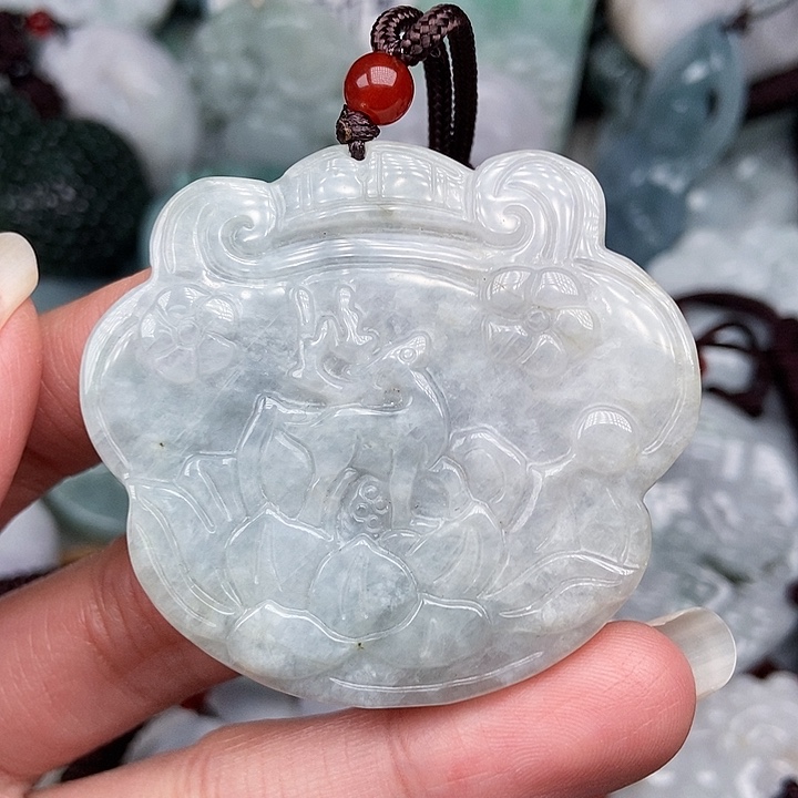 颈饰未镶嵌翡翠翡翠