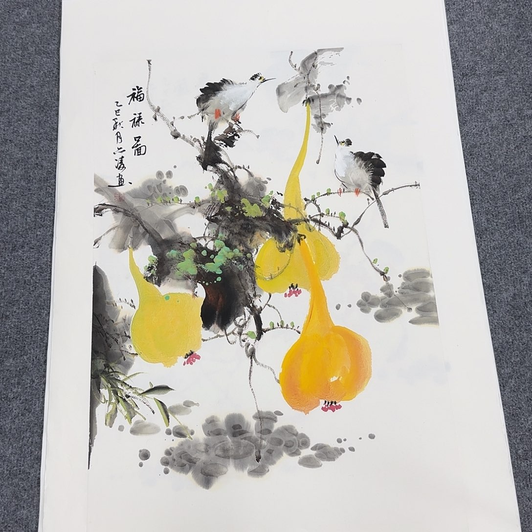 国画68*45纯手绘刘亦凌