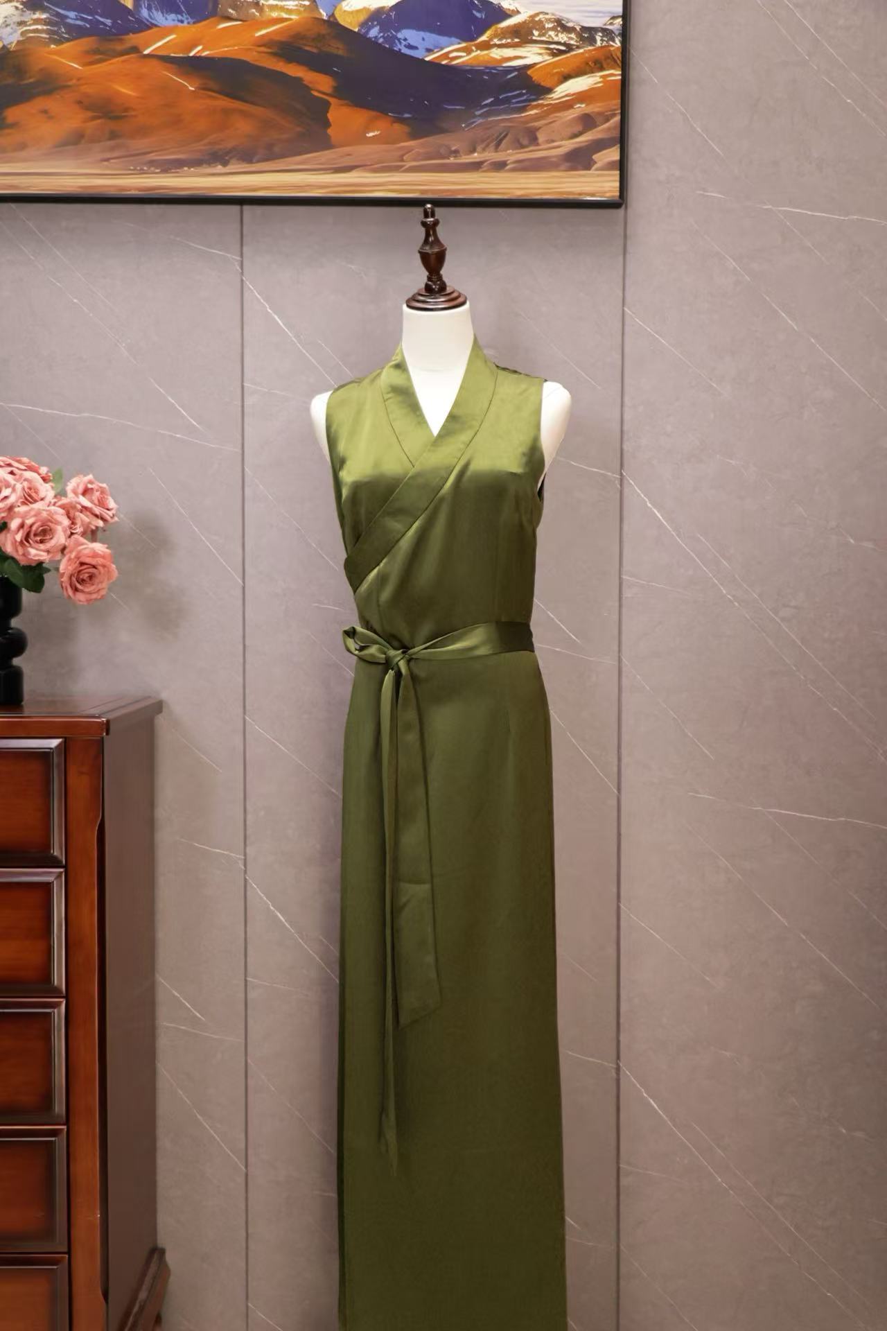 BLQ370《早秋新客福利》早秋中性风五色可选无袖博拉裙