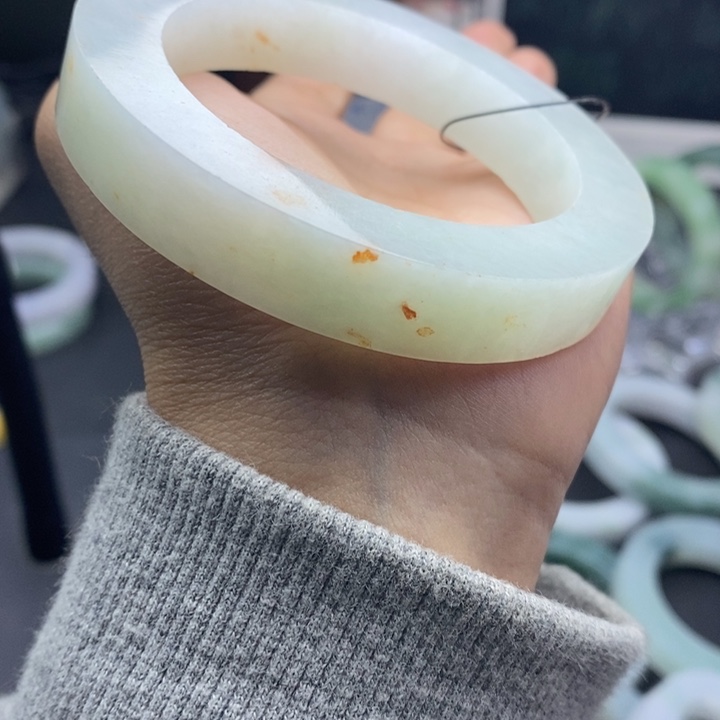 定制翡翠翡翠手镯未镶嵌硕*